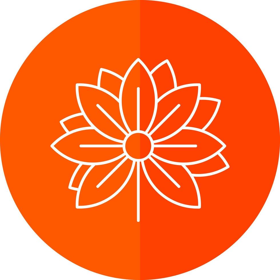 Lotusblumen-Vektor-Icon-Design vektor