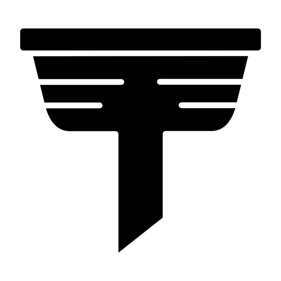 Filter Symbol Stil vektor