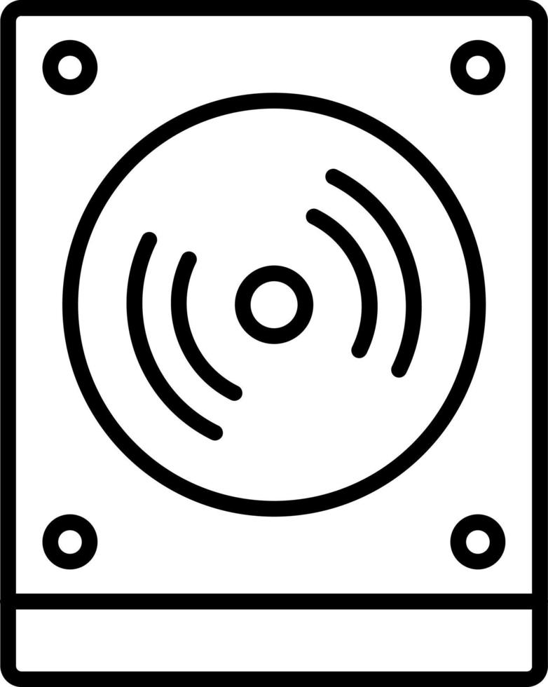 Vinyl Symbol Stil vektor