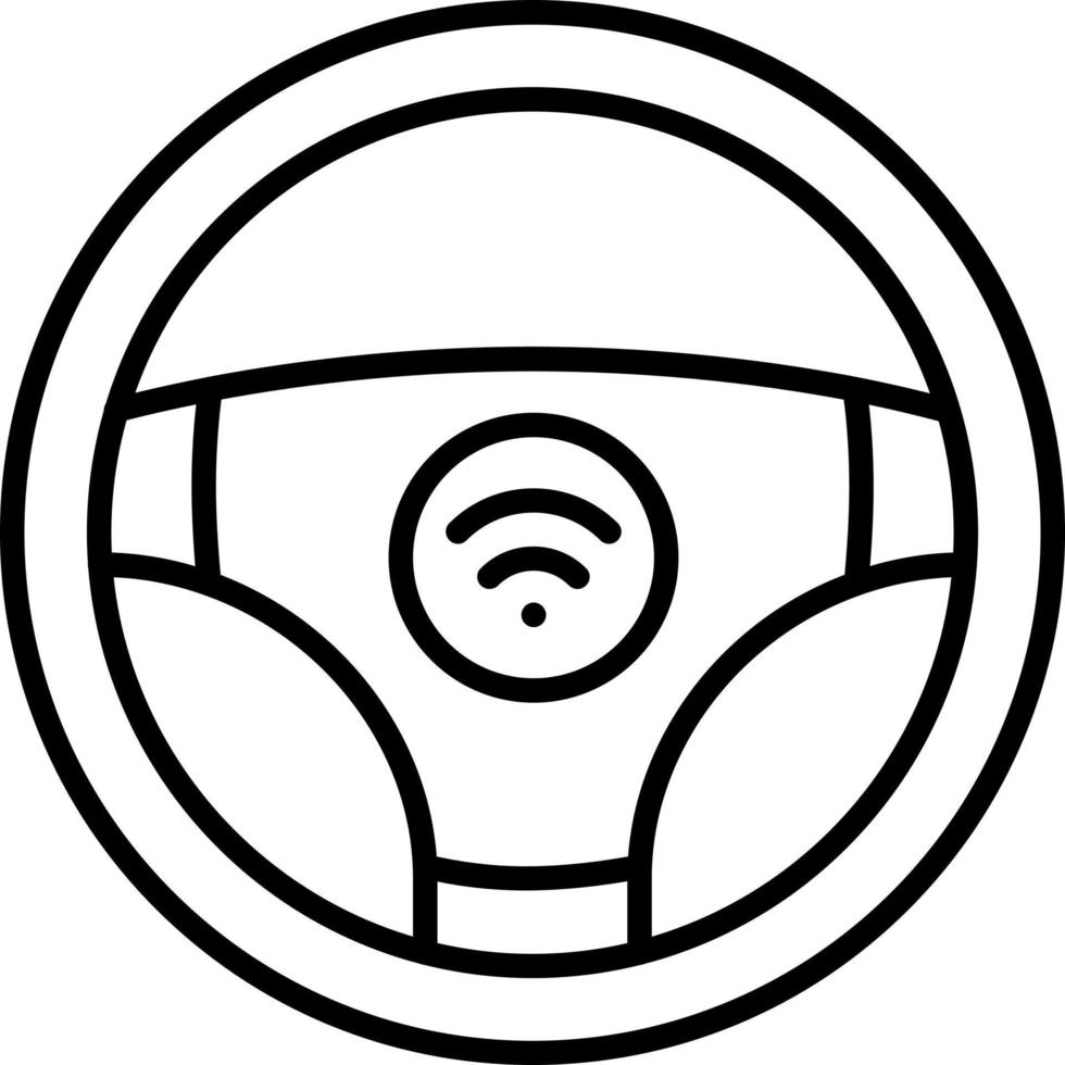 Autopilot Symbol Stil vektor