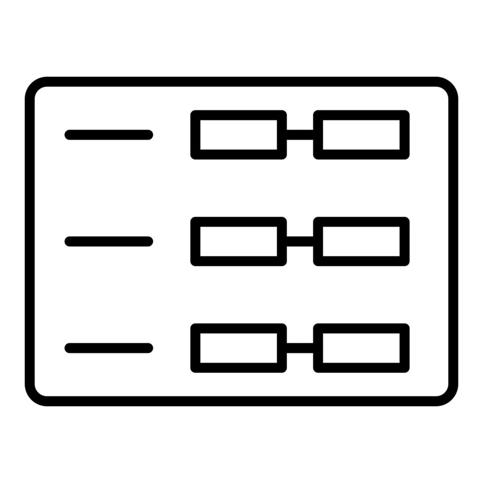 Zeitplansymbolstil vektor