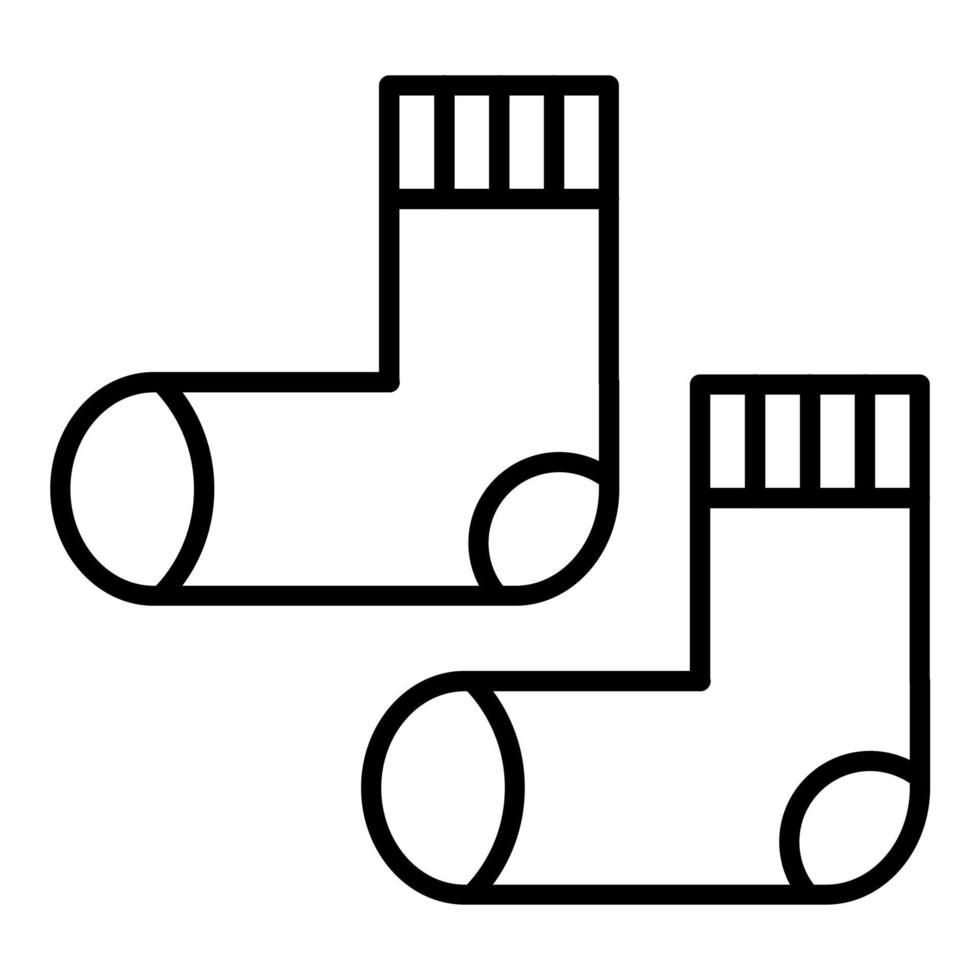 Baby Socken Symbol Stil vektor