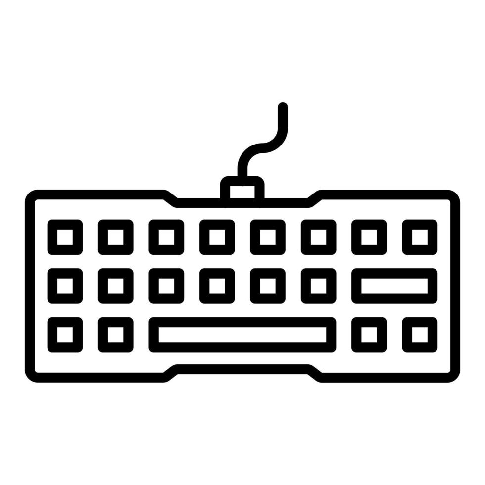 Tastatur-Icon-Stil vektor