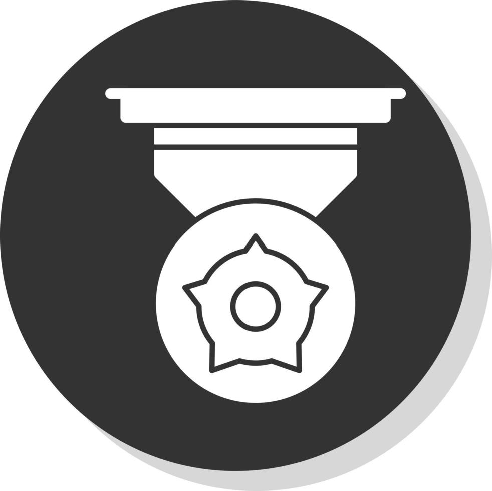 brons medalj vektor ikon design