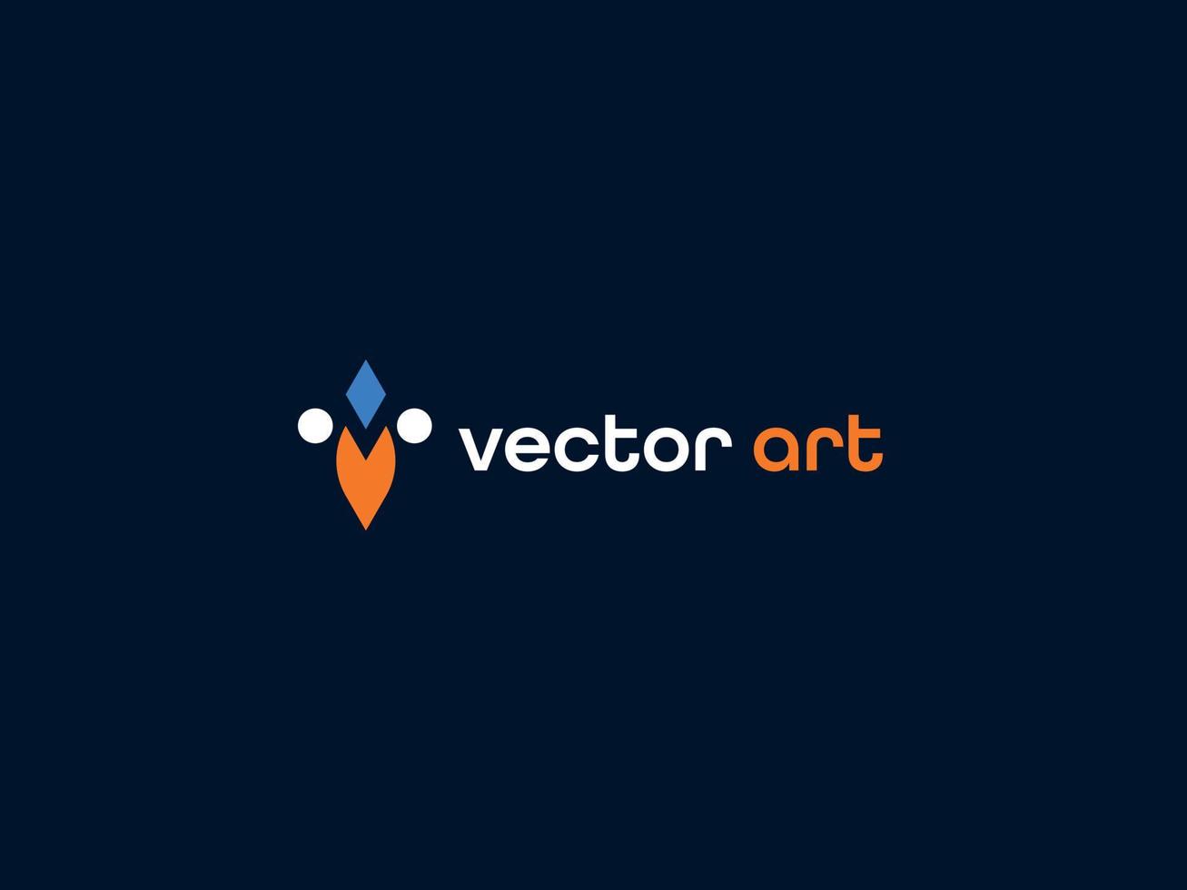 v brev logotyp vektor