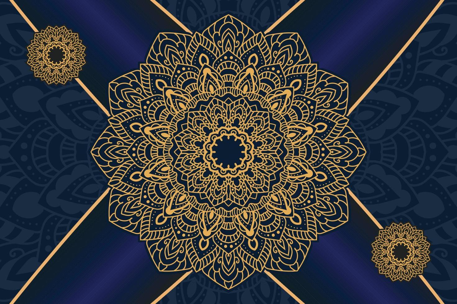 lyx mandala bakgrundsdesign vektor