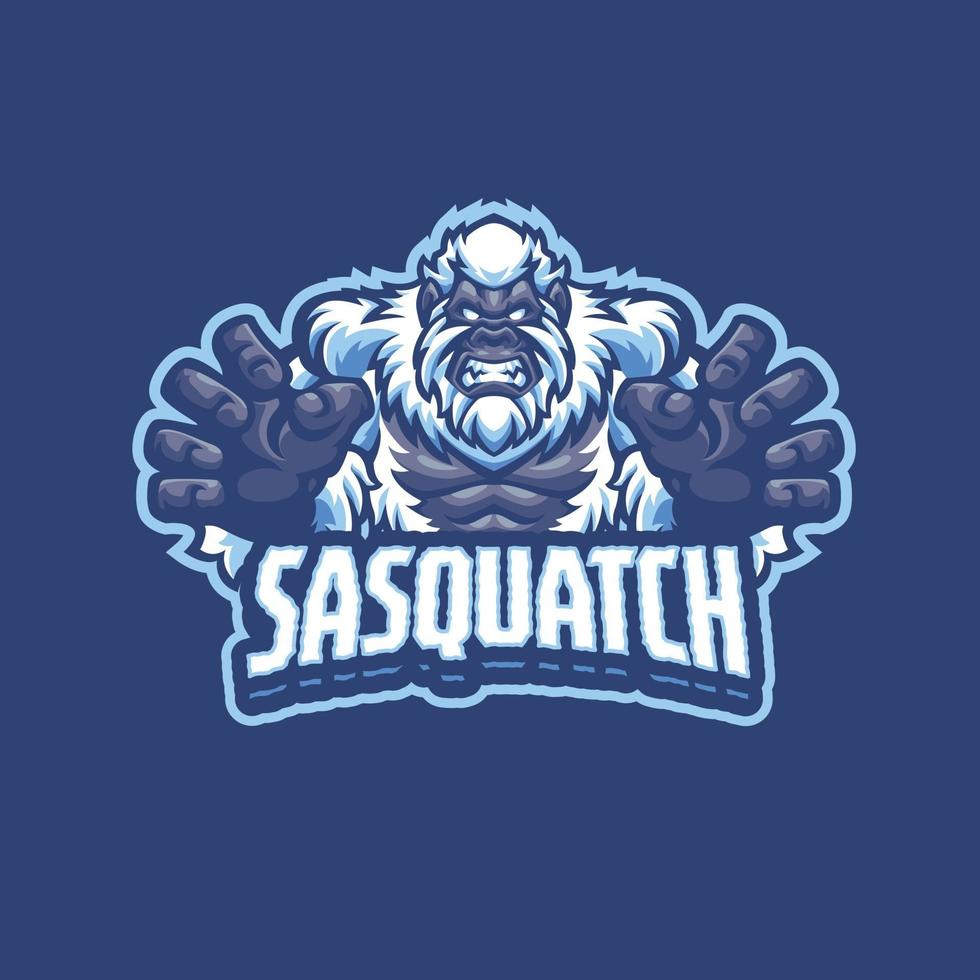 Sasquatch Maskottchen Charakter vektor