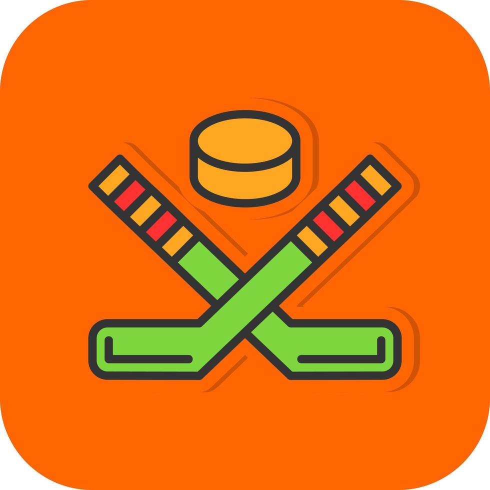 Eishockey-Vektor-Icon-Design vektor