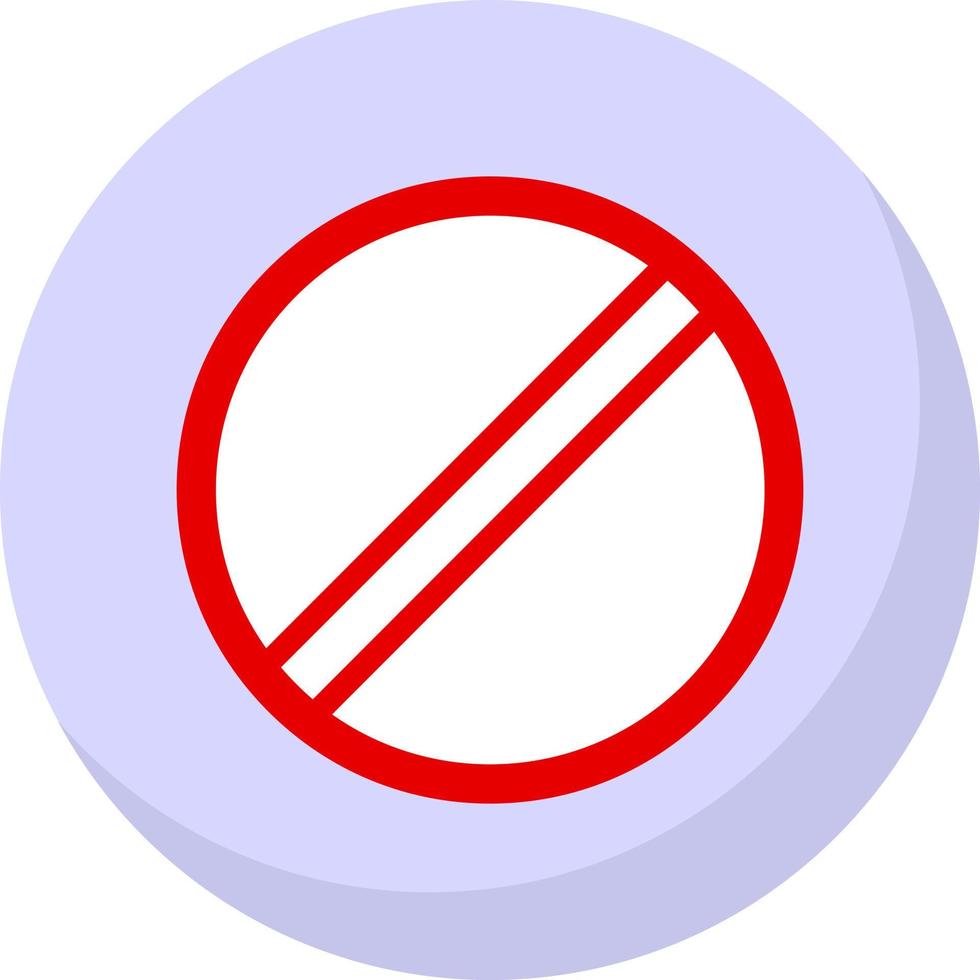 förbjuda vektor ikon design