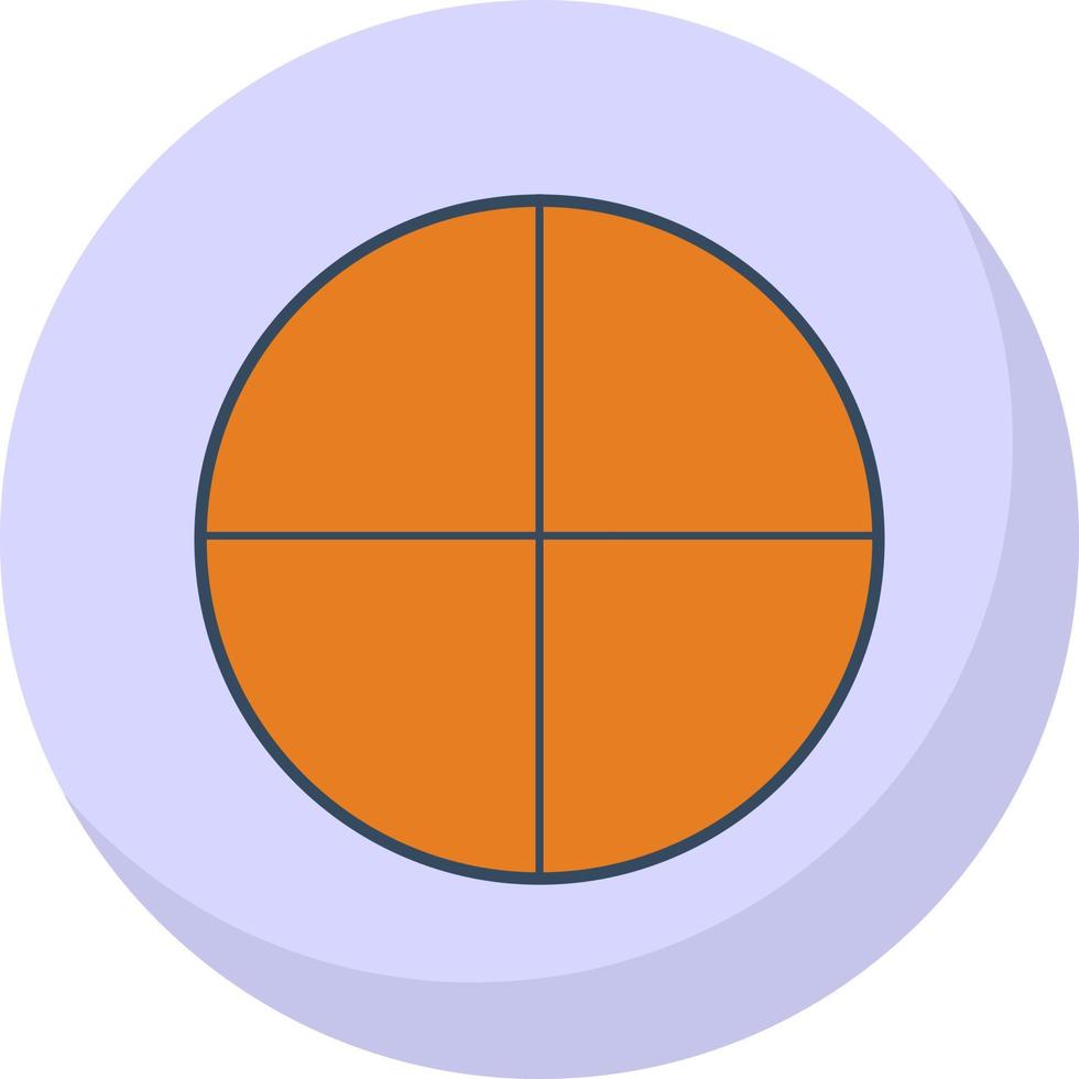 Basketball-Ball-Vektor-Icon-Design vektor