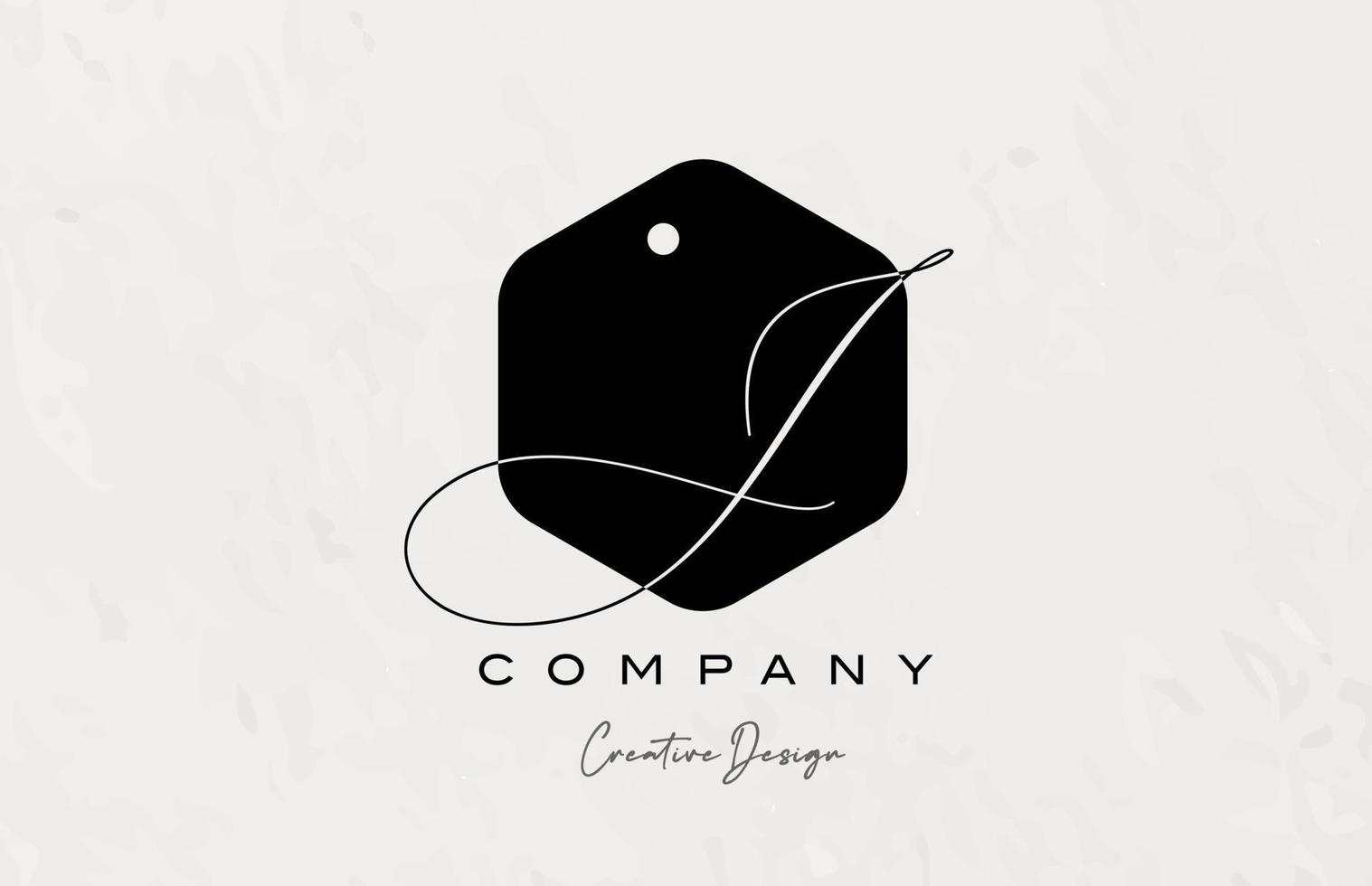 svart och vit polygon j alfabet brev logotyp ikon design med punkt och elegant stil. kreativ mall för företag och företag vektor
