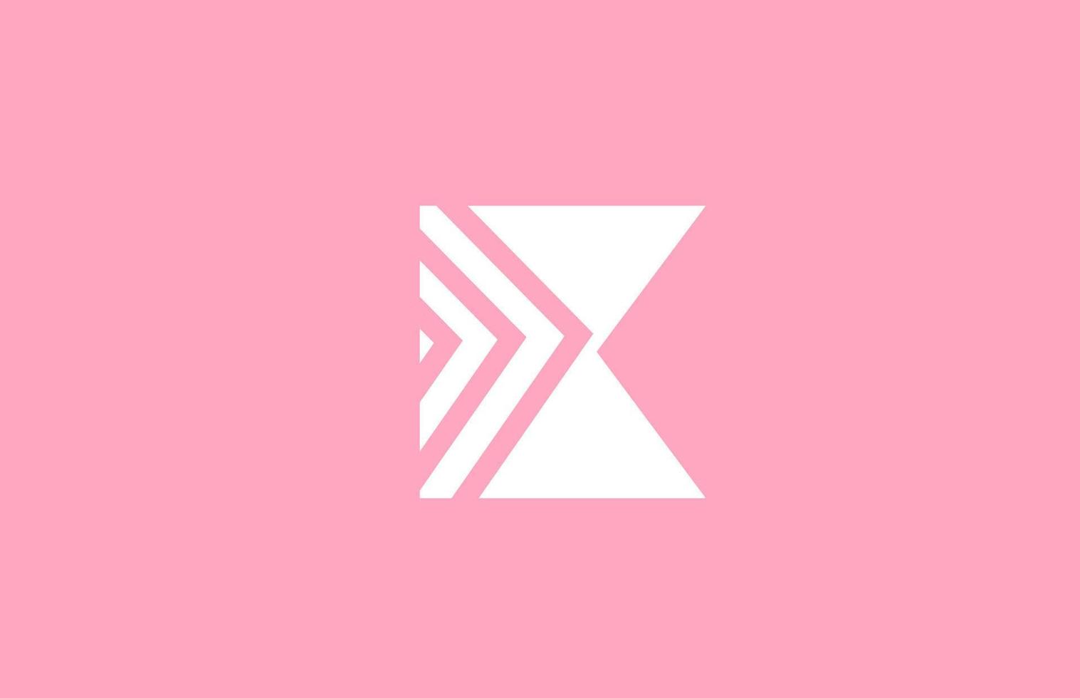 Rosa geometrisch k Alphabet Brief Logo Symbol mit Linie Design. kreativ Vorlage zum Geschäft und Unternehmen vektor