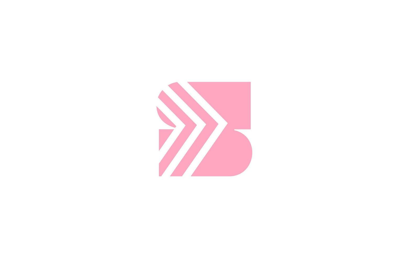 Rosa Brief r Alphabet Logo Symbol mit Linie Design. kreativ geometrisch Vorlage zum Unternehmen und Geschäft vektor