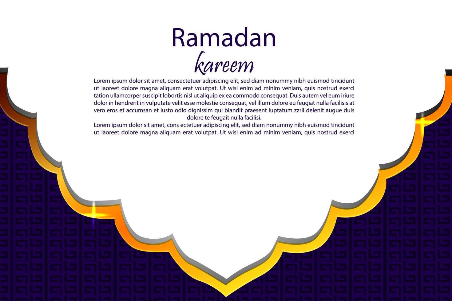 3d baner vektor ramadan kareem moské, lykta, element, prydnad ramadan bakgrund