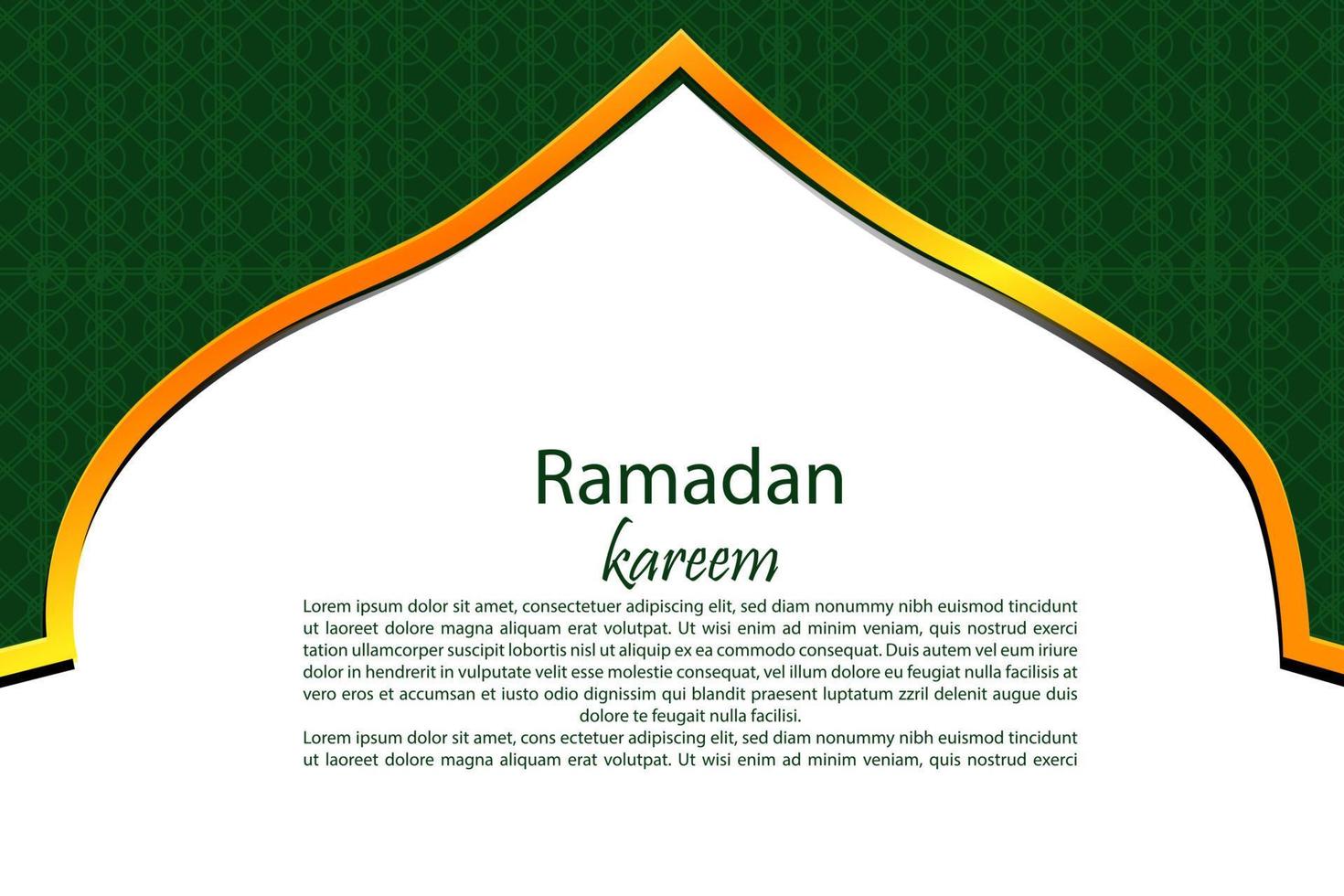 3d Banner Vektor Ramadan kareem Moschee, Laterne, Element, Ornament Ramadan Hintergrund