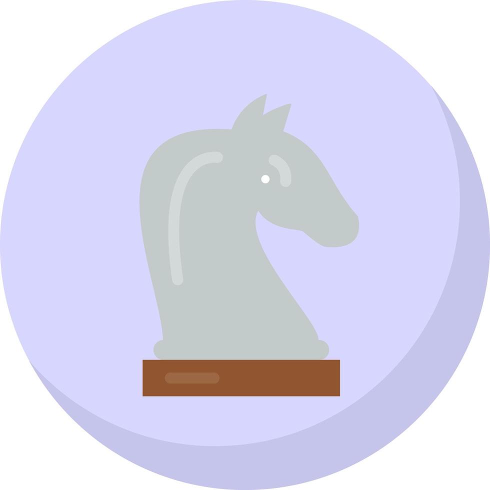 schack riddare vektor ikon design