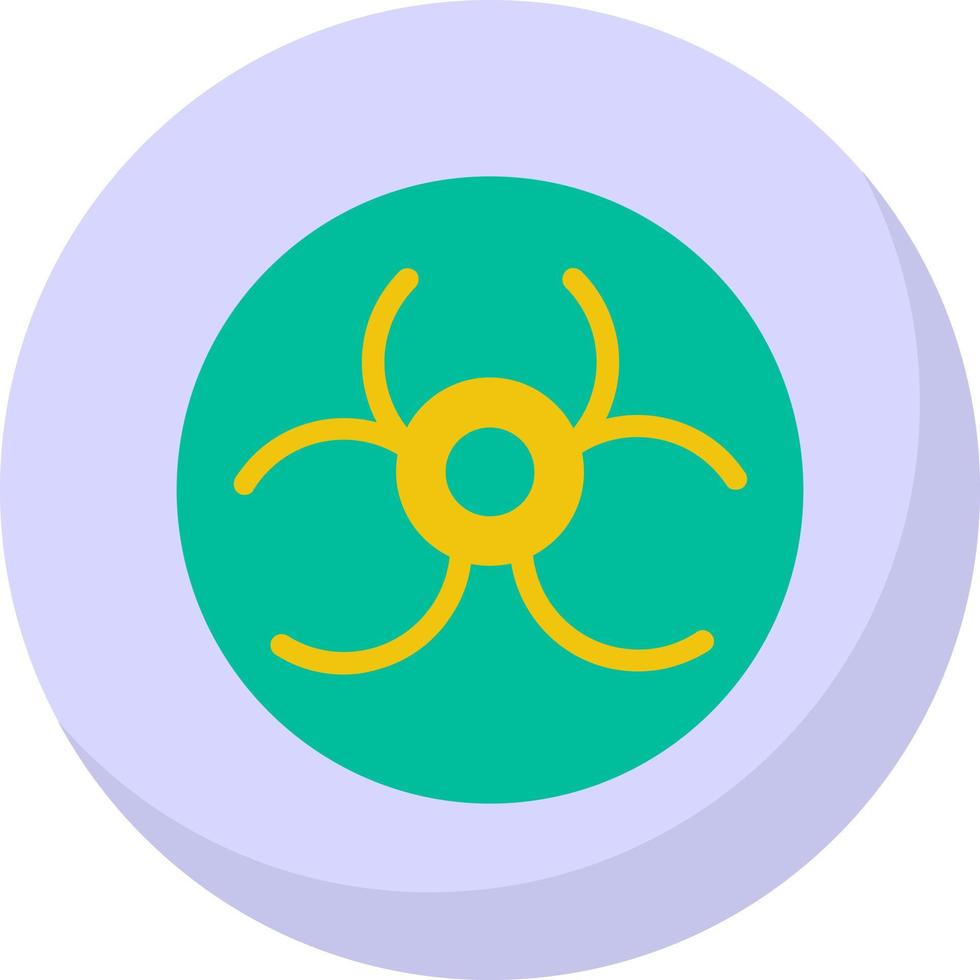 Biohazard-Vektor-Icon-Design vektor