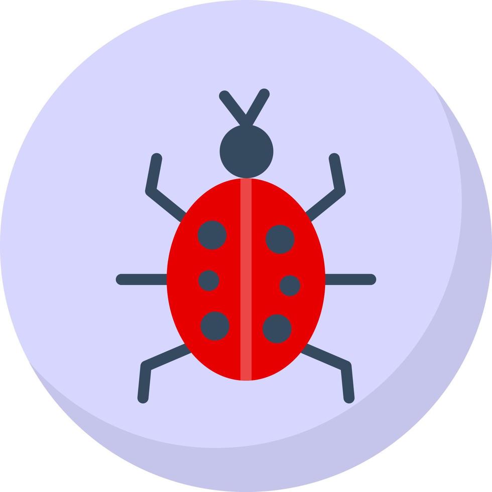 Bug-Vektor-Icon-Design vektor