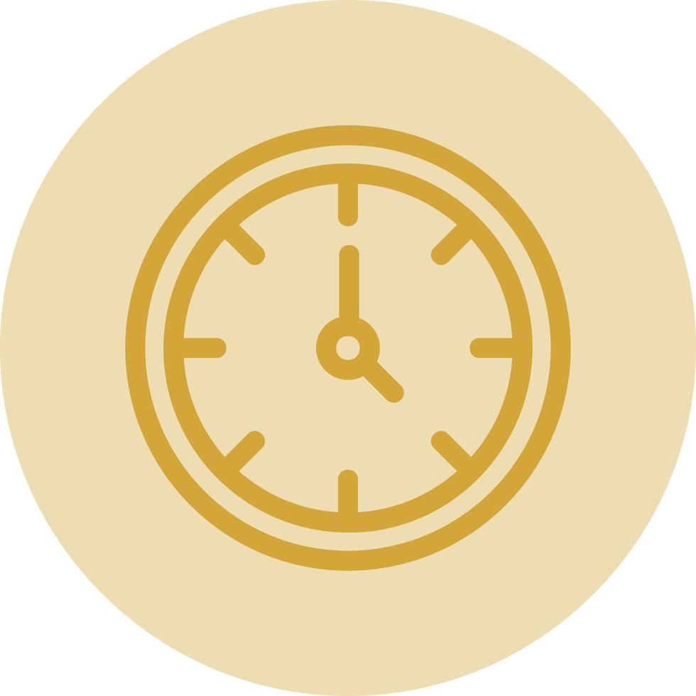 Wanduhr-Vektor-Icon-Design vektor