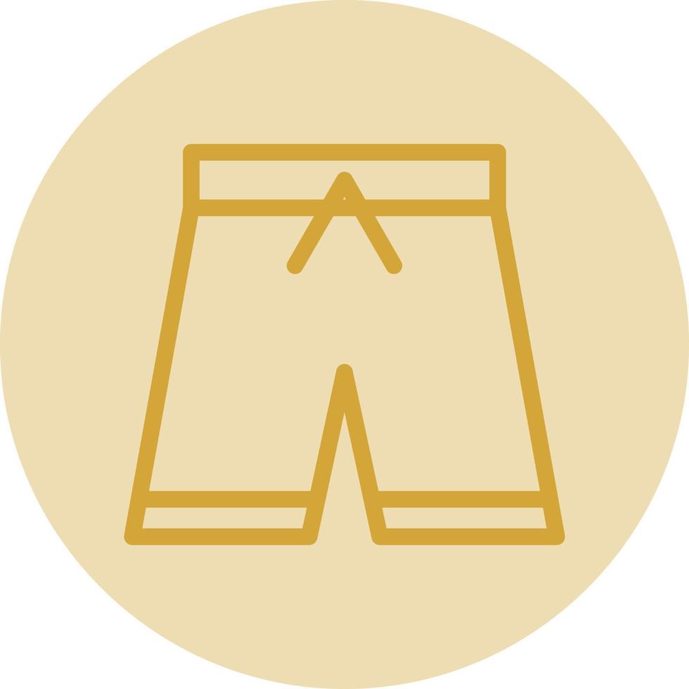 Shorts-Vektor-Icon-Design vektor