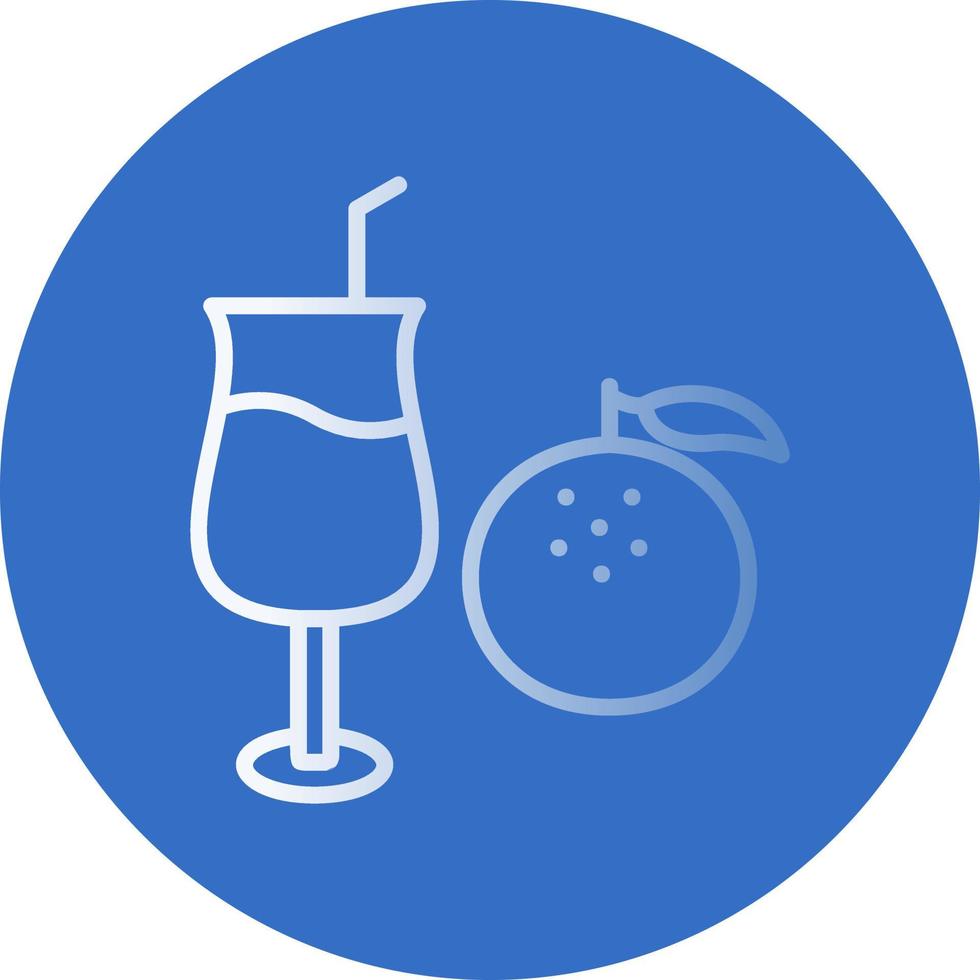 Orangensaft-Vektor-Icon-Design vektor