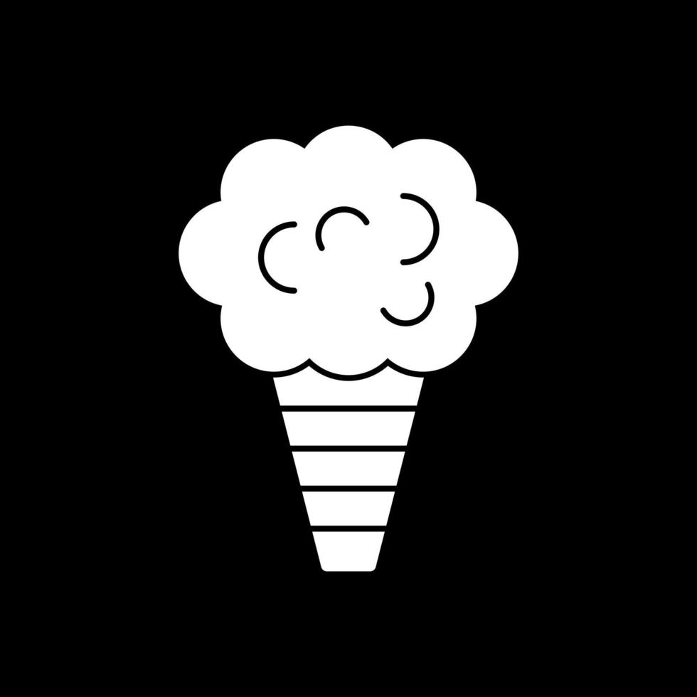 Zuckerwatte-Vektor-Icon-Design vektor