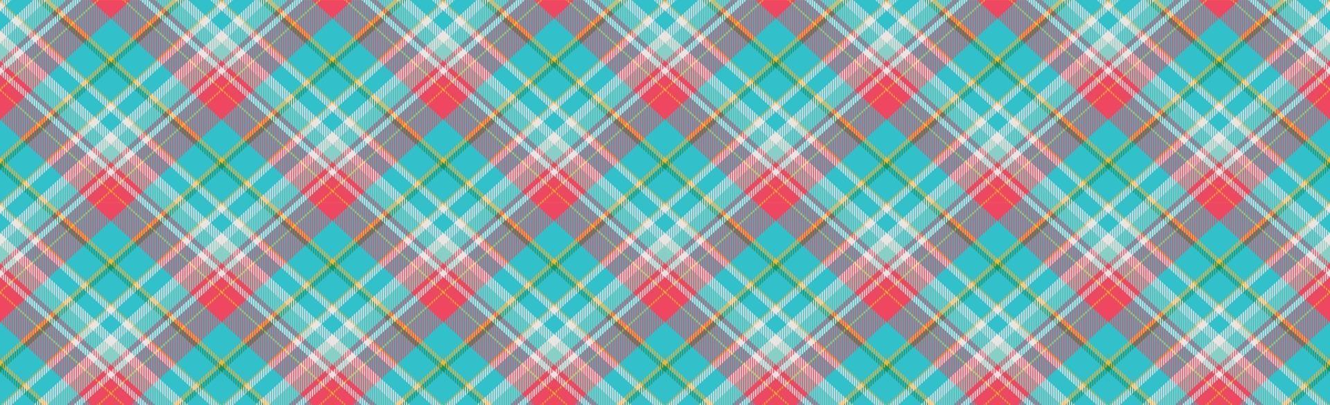 nahtlose karierte Tartan-Schottland-Textur mit Rauten - Vektor