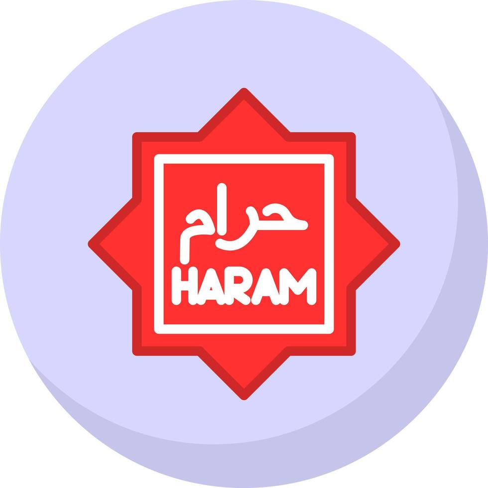 haram vektor ikon design