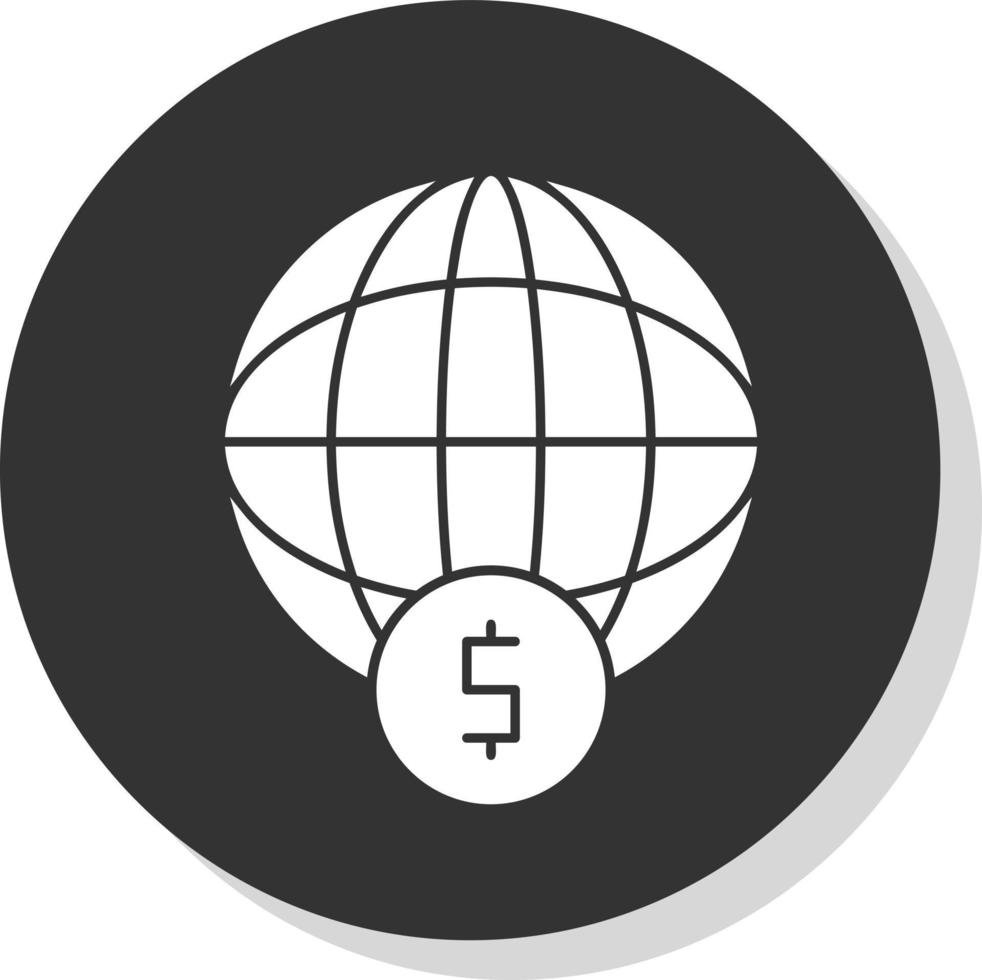 weltweites Finanzvektor-Icon-Design vektor