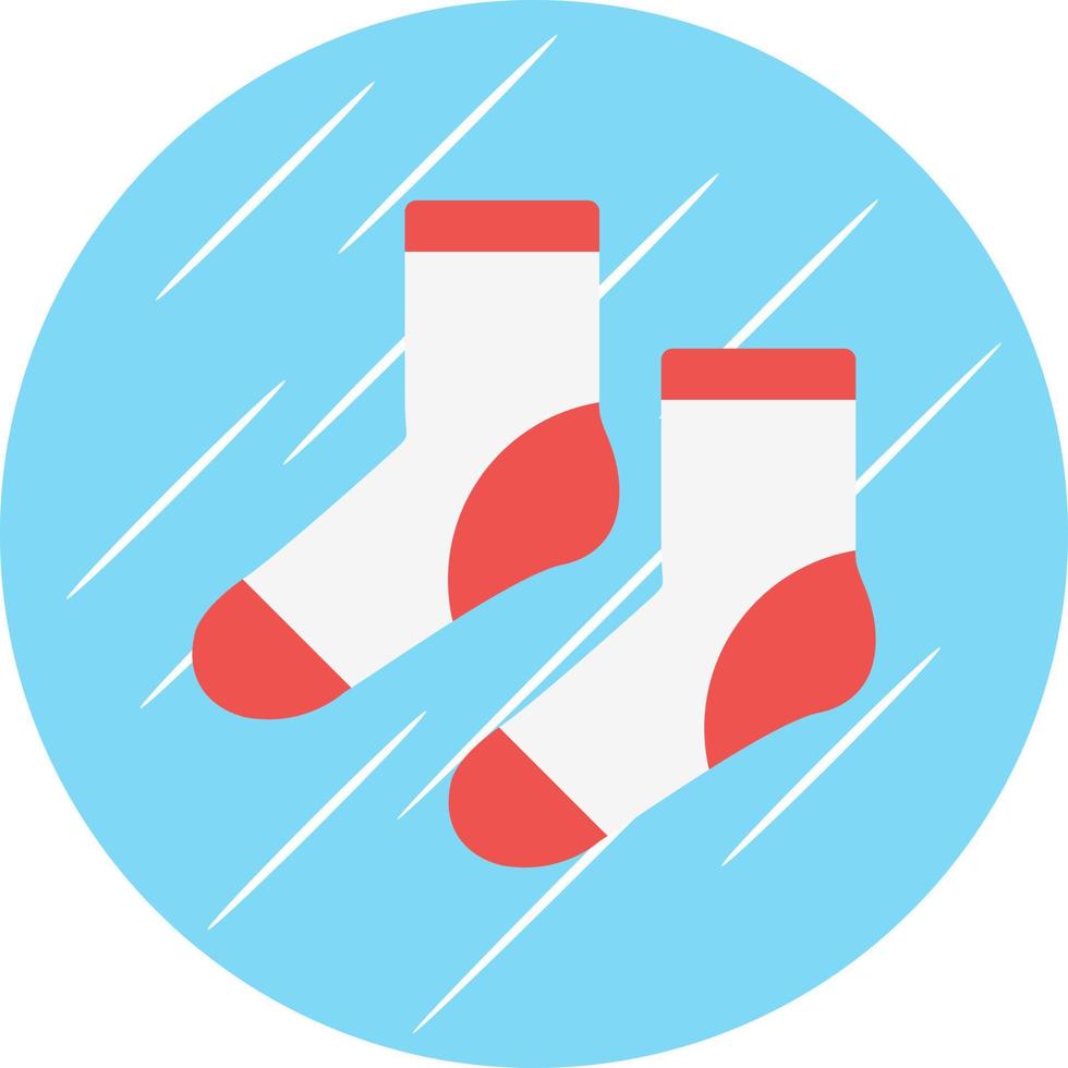 Socken-Vektor-Icon-Design vektor