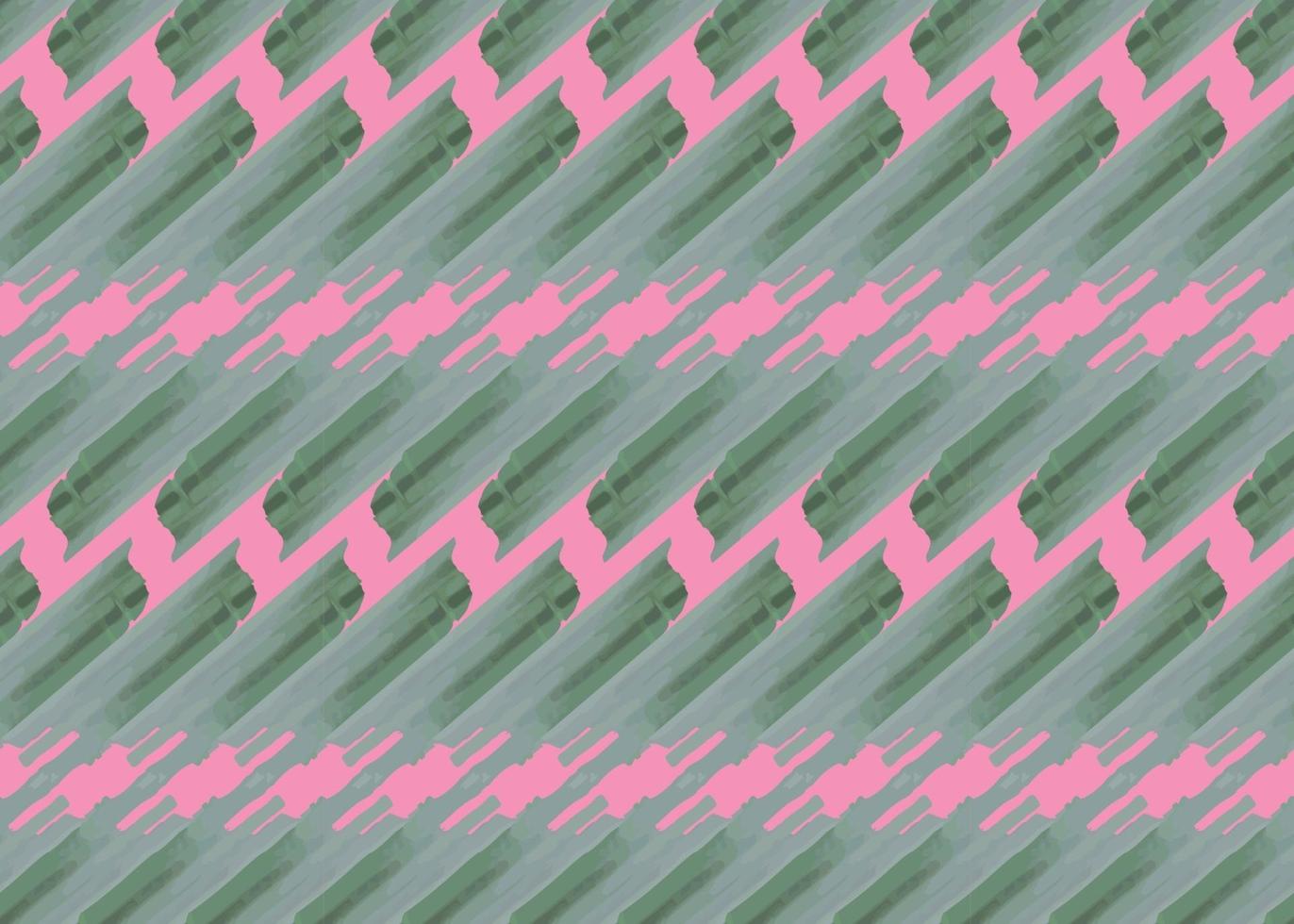 handritad, grön, rosa färg formar sömlösa mönster vektor