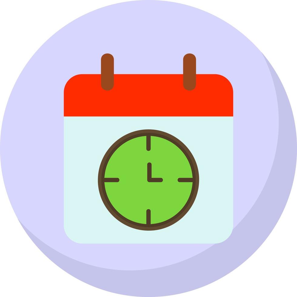 Deadline-Vektor-Icon-Design vektor