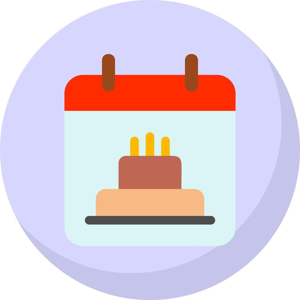 Geburtstag Datum Vektor Icon Design