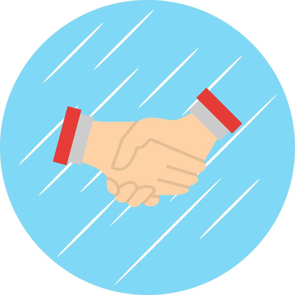 Handshake-Vektor-Icon-Design vektor