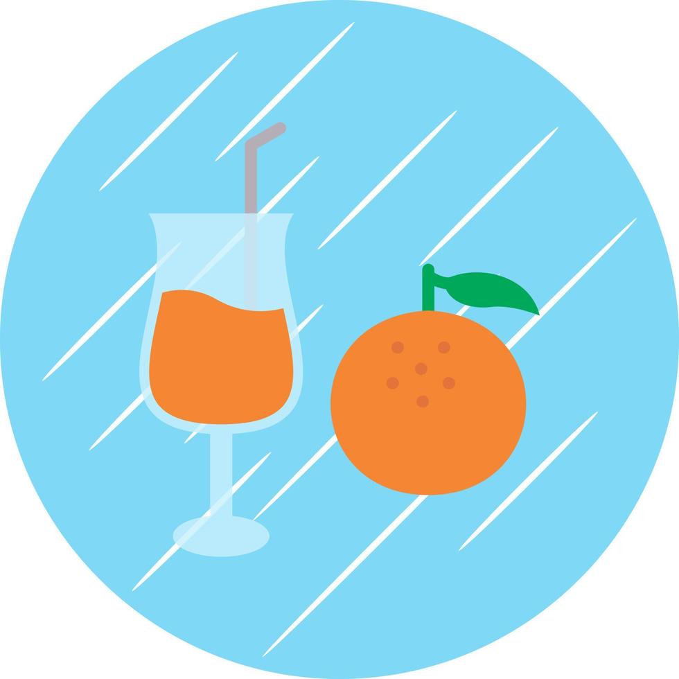 Orangensaft-Vektor-Icon-Design vektor