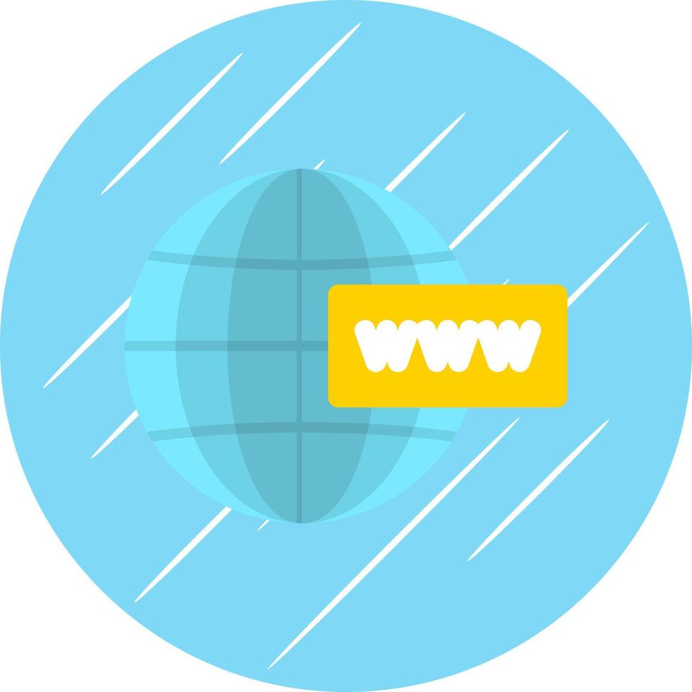 WWW-Vektor-Icon-Design vektor