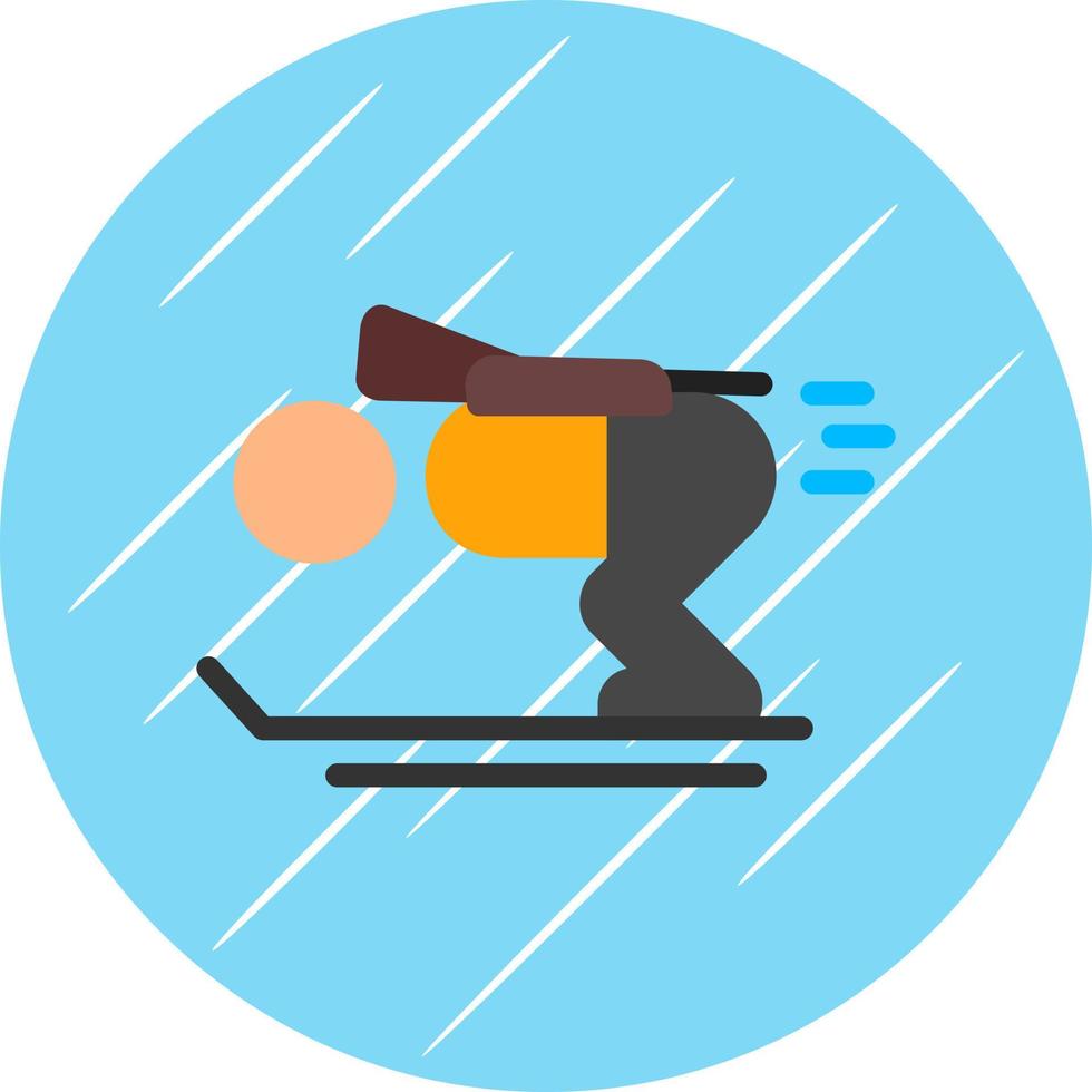 Biathlon-Vektor-Icon-Design vektor