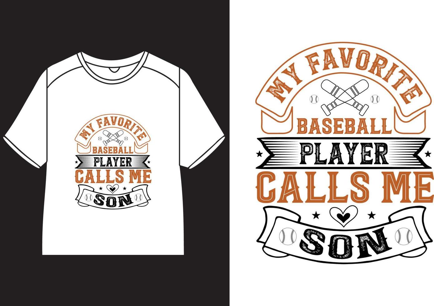 min favorit baseboll spelare samtal mig son t-shirt design vektor