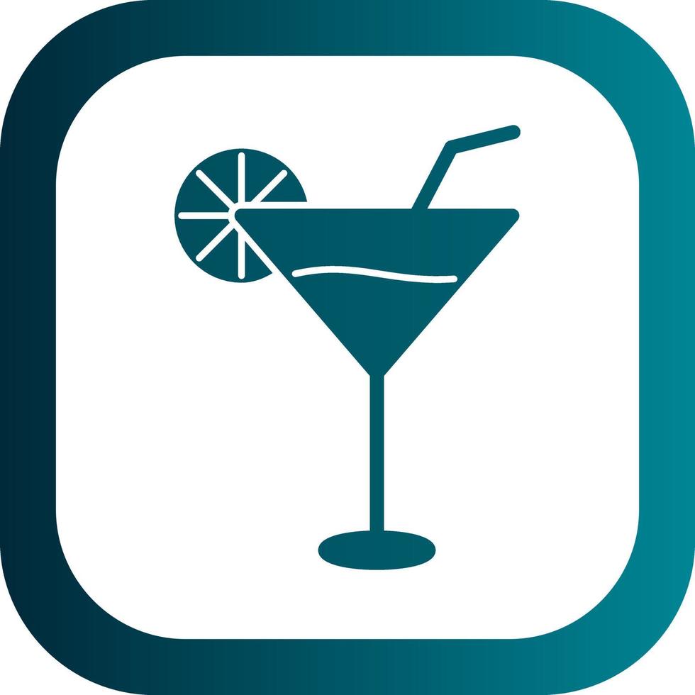 Cocktail-Vektor-Icon-Design vektor