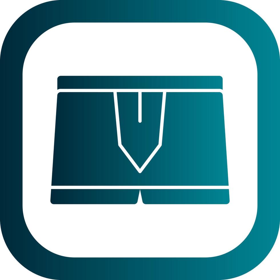 Boxershorts-Vektor-Icon-Design vektor