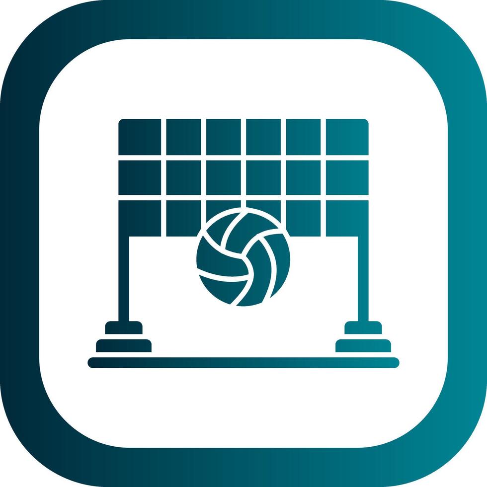 Beach-Volleyball-Vektor-Icon-Design vektor