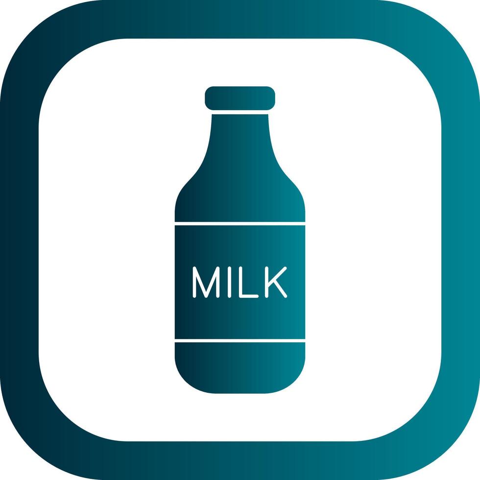 mjölk flaska vektor ikon design