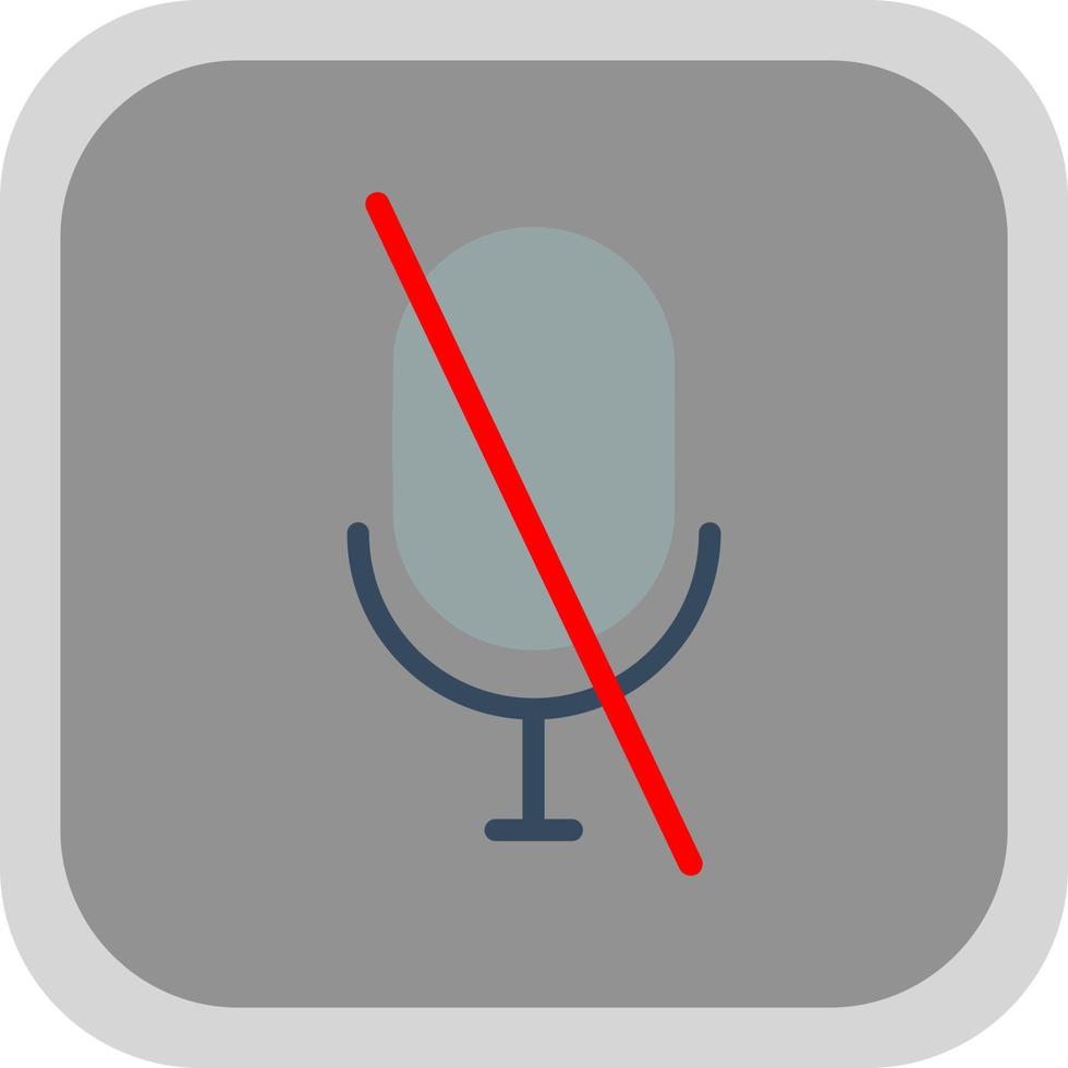 mikrofon snedstreck vektor ikon design