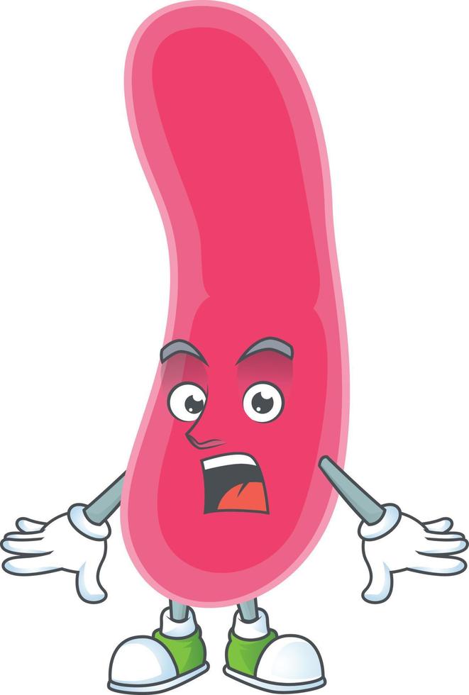 Karikatur Charakter von Fusobakterien vektor