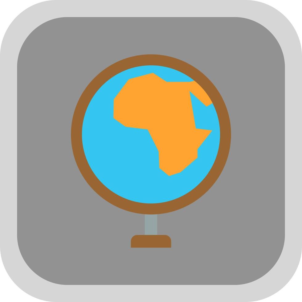 Globus Afrika Vektor Icon Design