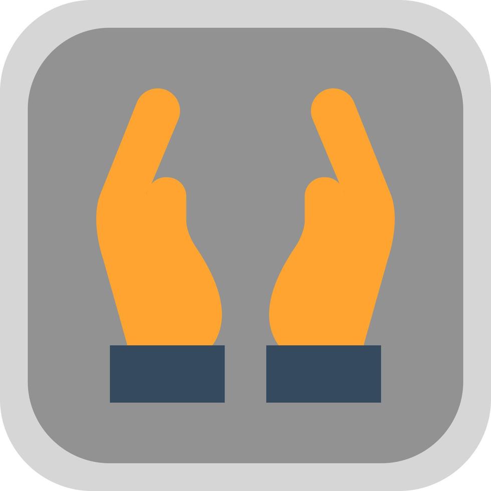 Hand, die Vektor-Icon-Design hält vektor