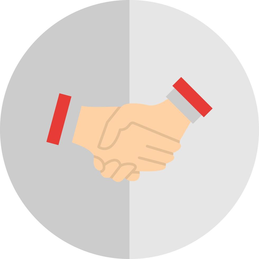 Handshake-Vektor-Icon-Design vektor