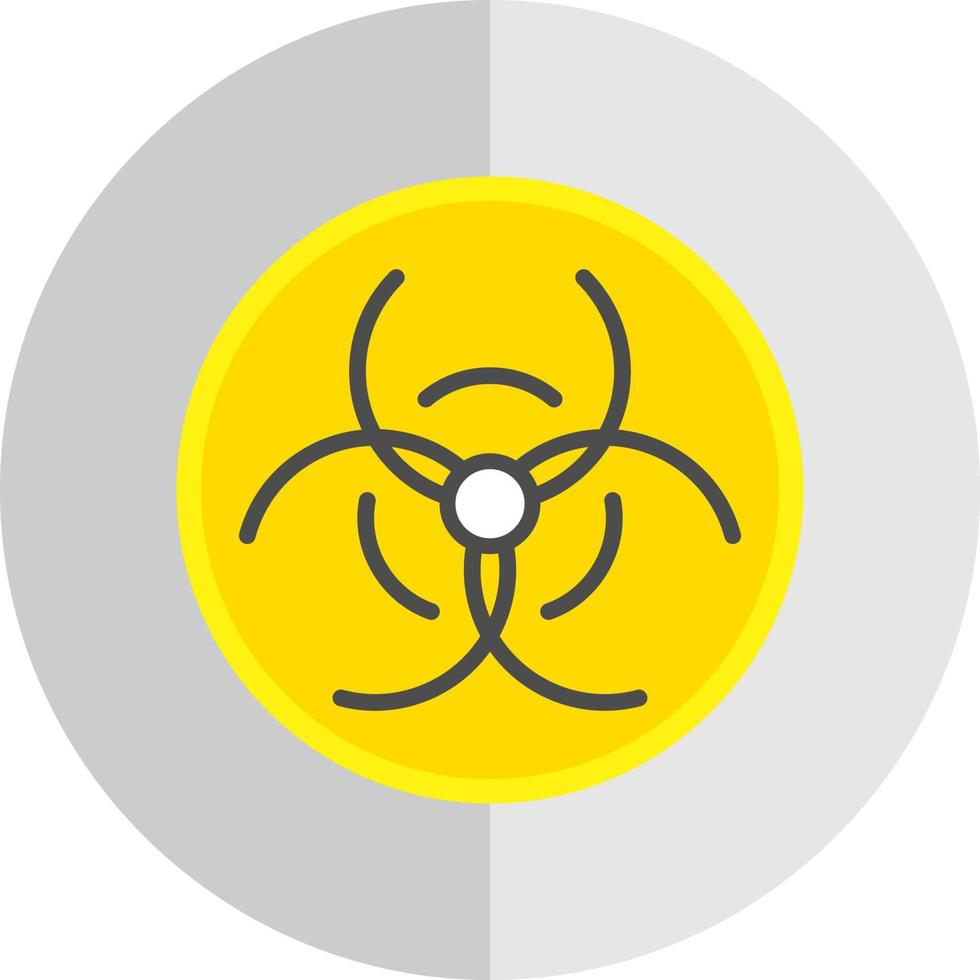 Biohazard-Vektor-Icon-Design vektor