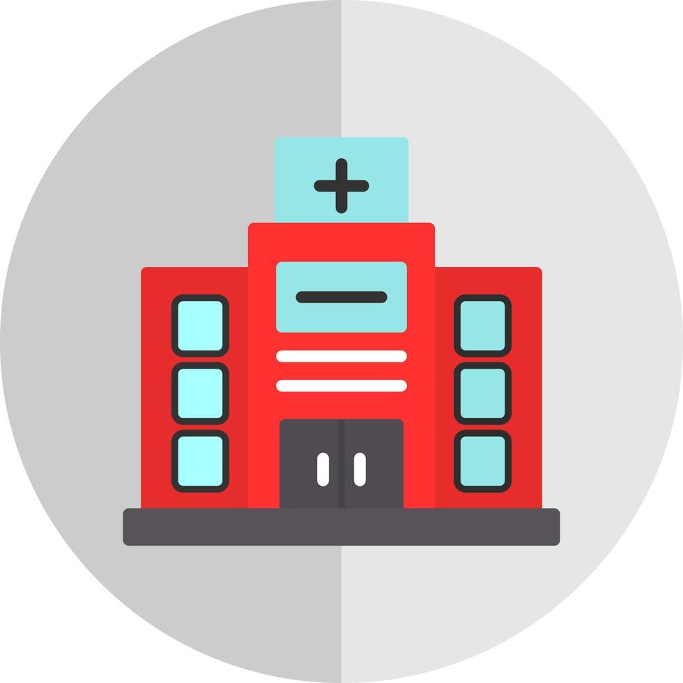 Krankenhaus-Vektor-Icon-Design vektor