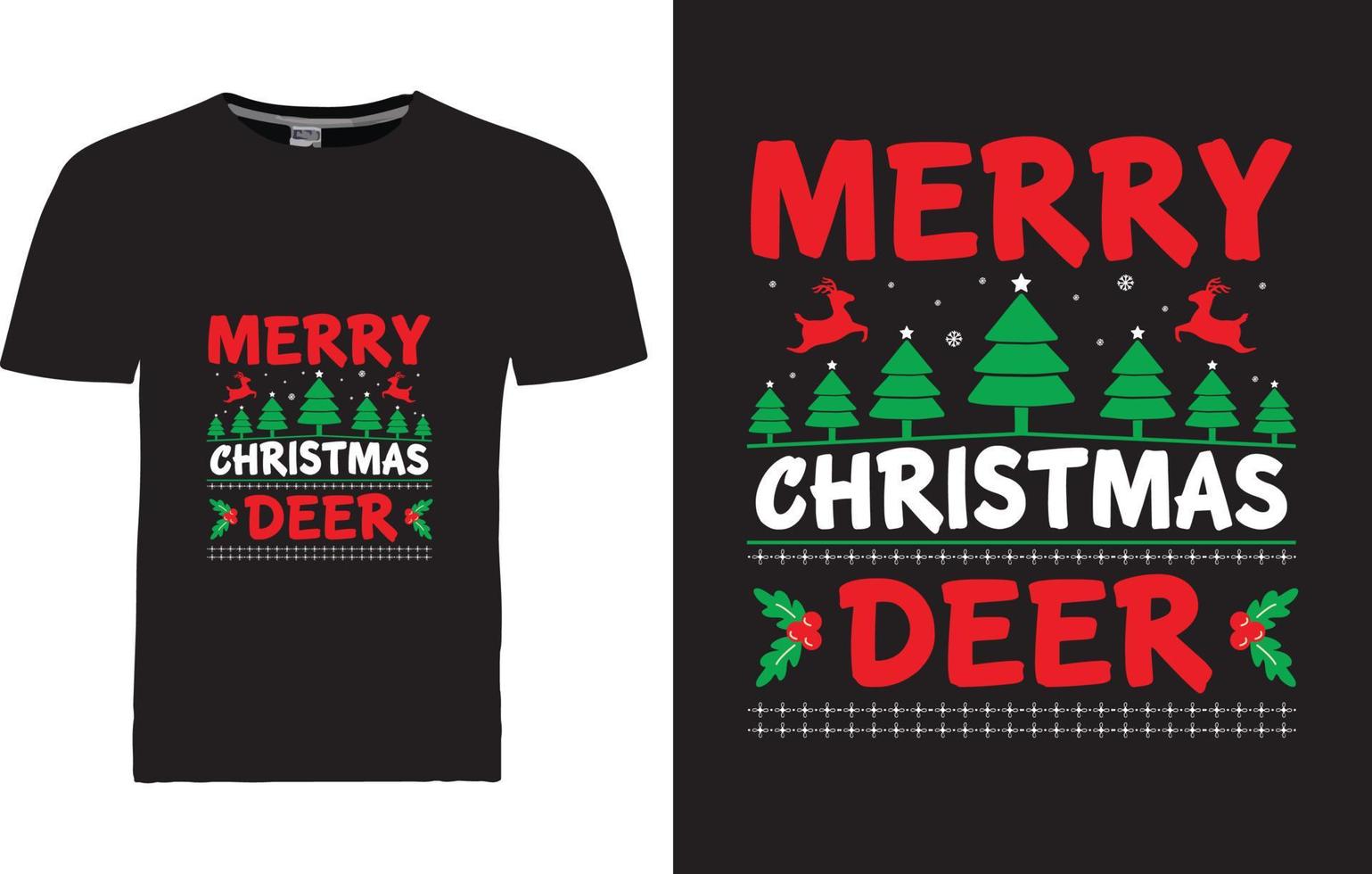 vektor jul t-shirt design mall